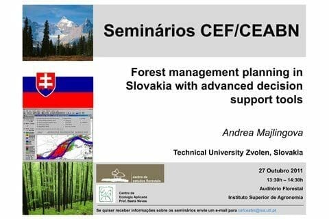 Andrea Majlingova Forest management Slovakia